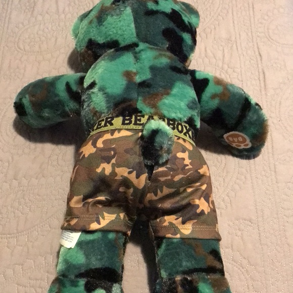 Build a bear camouflage bear with boxers - Picture 3 of 4
